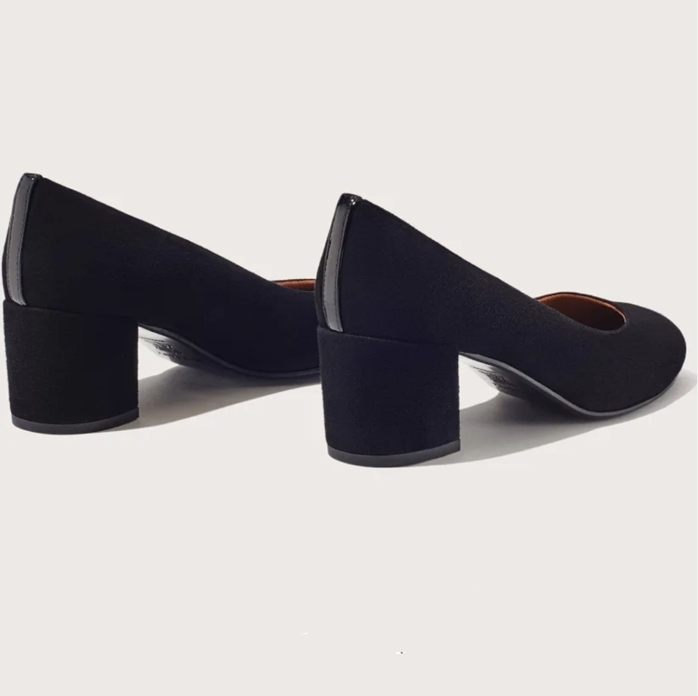Margaux The Heel in Black Suede NWT Size EU 37/ US 7M - Picture 3 of 16